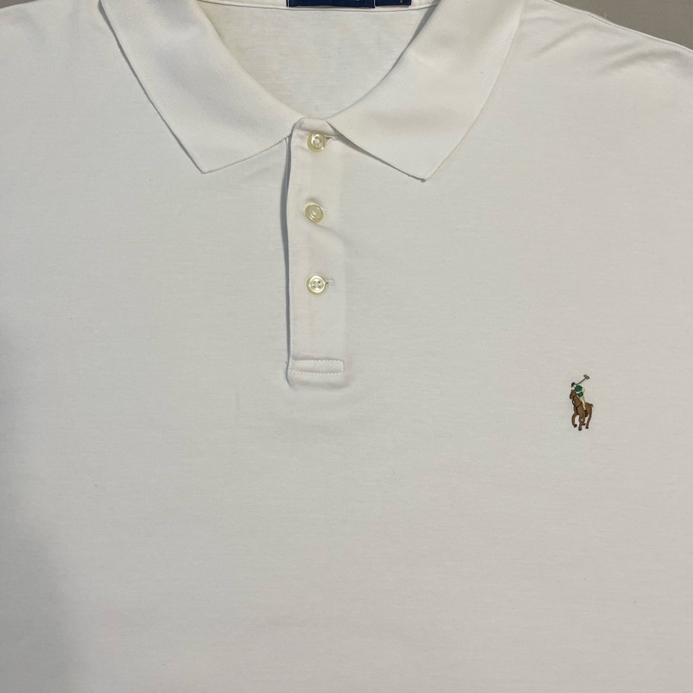 Polo by Ralph Lauren Men's Classic White Polo Shirt Size XXL